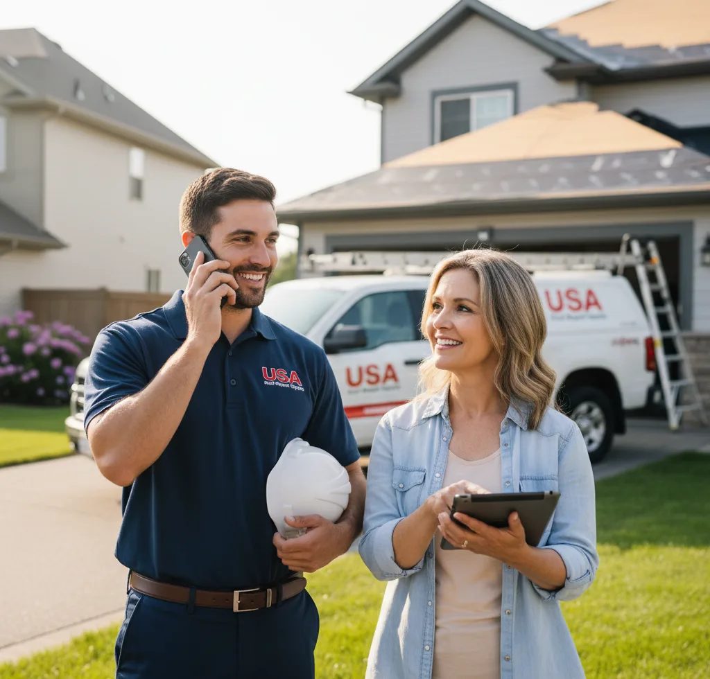USA Roof Repair Experts customer support in Broadview Heights